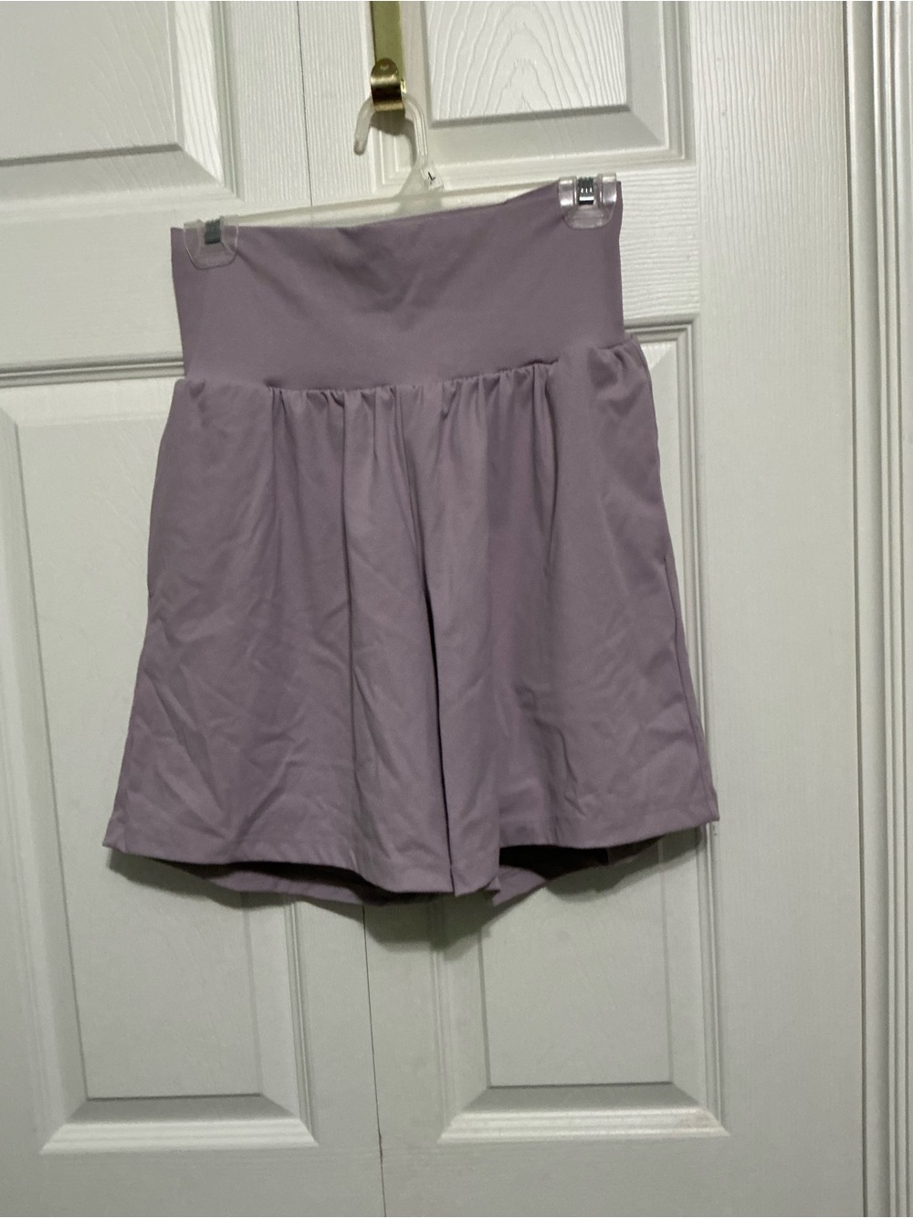 HALARA Dusty Lavender High-Waist Shorts M